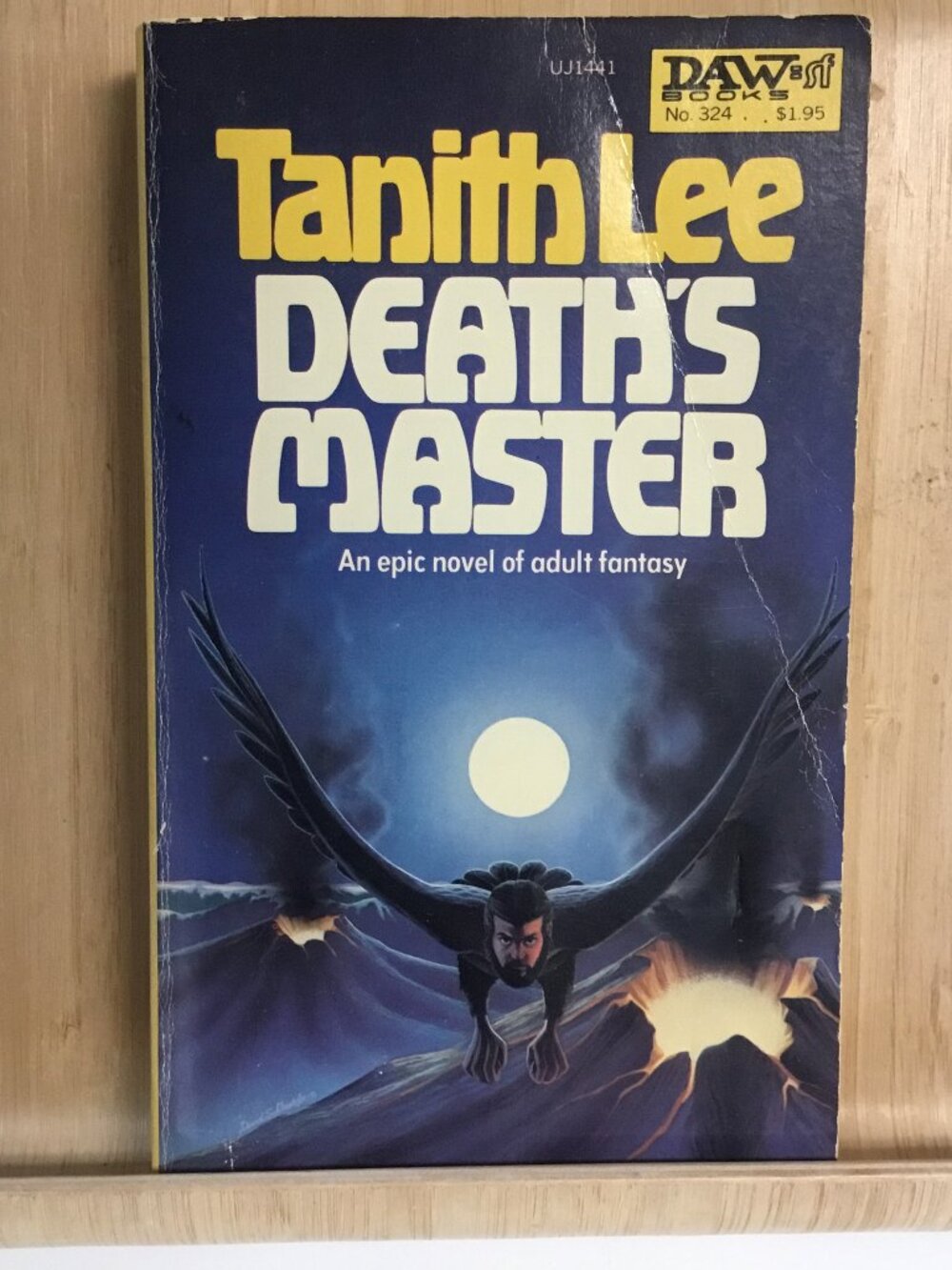 Death's Master Tanith Lee 1979 First Printing Fantasy Novel DAW Books Paperback